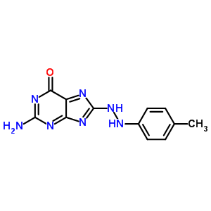 6H-purin-6-one, 2-amino-1,7-dihydro-8-((4-methylphenyl)azo)-Structure,79953-01-8Structure 6H-purin-6-one, 2-amino-1,7-dihydro-8-((4-methylphenyl)azo)- Structure,79953-01-8Structure