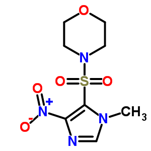 4-(3-Methyl-5-nitro-imidazol-4-yl)sulfonylmorpholineStructure,80348-55-6Structure 4-(3-Methyl-5-nitro-imidazol-4-yl)sulfonylmorpholine Structure,80348-55-6Structure