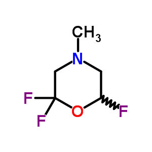 Morpholine, 2,2,6-trifluoro-4-methyl-Structure,80958-33-4Structure Morpholine, 2,2,6-trifluoro-4-methyl- Structure,80958-33-4Structure