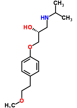 (R)-(+)-美托洛爾結構式_81024-43-3結構式