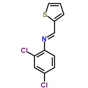 N-(2,4-dichlorophenyl)-1-thiophen-2-yl-methanimineStructure,81336-01-8Structure N-(2,4-dichlorophenyl)-1-thiophen-2-yl-methanimine Structure,81336-01-8Structure
