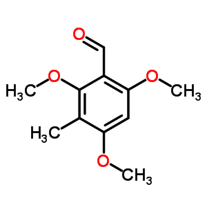 2,4,6-Trimethoxy-3-methylbenzaldehydeStructure,81574-58-5Structure 2,4,6-Trimethoxy-3-methylbenzaldehyde Structure,81574-58-5Structure