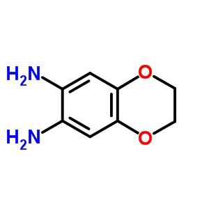 1,2-Diamino-4,5-ethylenedioxybenzeneStructure,81927-47-1Structure 1,2-Diamino-4,5-ethylenedioxybenzene Structure,81927-47-1Structure