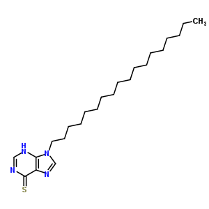 9-Octadecyl-3h-purine-6-thioneStructure,82191-99-9Structure 9-Octadecyl-3h-purine-6-thione Structure,82191-99-9Structure
