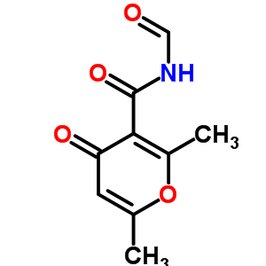 4H-pyran-3-carboxamide,n-formyl-2,6-dimethyl-4-oxo-Structure,82437-58-9Structure 4H-pyran-3-carboxamide,n-formyl-2,6-dimethyl-4-oxo- Structure,82437-58-9Structure