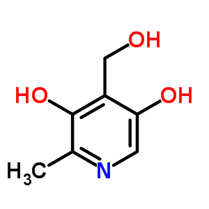 4-(Hydroxymethyl)-2-methyl-pyridine-3,5-diolStructure,825-21-8Structure 4-(Hydroxymethyl)-2-methyl-pyridine-3,5-diol Structure,825-21-8Structure