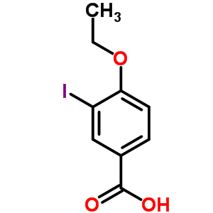 3-碘-4-乙氧基苯甲酸結(jié)構(gòu)式_82998-76-3結(jié)構(gòu)式