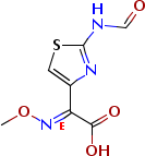 2-(2-甲?；被?1,3-噻唑-4-基)-2-(甲氧基亞氨基)乙酸結(jié)構(gòu)式_83594-38-1結(jié)構(gòu)式