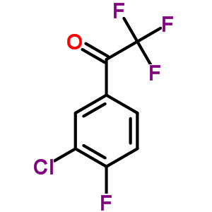 3-Chloro-2,2,2,4-tetrafluoroacetophenoneStructure,845823-05-4Structure 3-Chloro-2,2,2,4-tetrafluoroacetophenone Structure,845823-05-4Structure