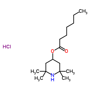 2,2,6,6-Tetramethyl-4-piperidinyl heptanoate hydrochloride (1:1)Structure,849461-90-1Structure 2,2,6,6-Tetramethyl-4-piperidinyl heptanoate hydrochloride (1:1) Structure,849461-90-1Structure