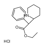 (R)-2-苯基-2-((r)-哌啶-2-基)乙酸乙酯鹽酸鹽結(jié)構(gòu)式_851764-84-6結(jié)構(gòu)式