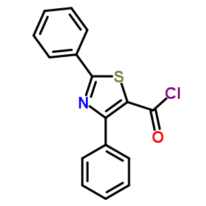 2,4-Diphenyl-1,3-thiazole-5-carbonyl chlorideStructure,857284-13-0Structure 2,4-Diphenyl-1,3-thiazole-5-carbonyl chloride Structure,857284-13-0Structure