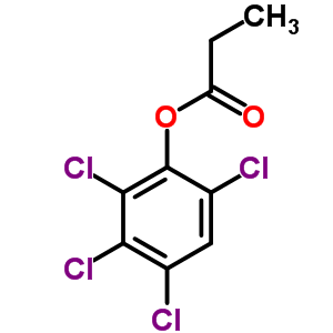 Phenol,2,3,4,6-tetrachloro-, 1-propanoateStructure,86030-87-7Structure Phenol,2,3,4,6-tetrachloro-, 1-propanoate Structure,86030-87-7Structure