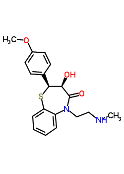 去乙酰-N-去甲基地爾硫卓鹽酸鹽結(jié)構(gòu)式_86408-44-8結(jié)構(gòu)式