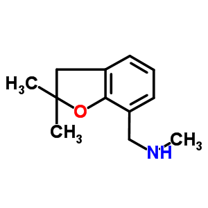 N-[(2,2-二甲基-2,3-二氫-1-苯并呋喃-7-基)甲基]-n-甲胺結構式_868755-46-8結構式