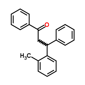 3-(2-Methylphenyl)-1,3-diphenyl-propan-1-oneStructure,86921-81-5Structure 3-(2-Methylphenyl)-1,3-diphenyl-propan-1-one Structure,86921-81-5Structure