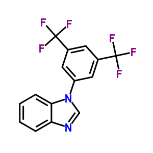 1-(3,5-Bistrifluoromethylphenyl)-1h-benzoimidazoleStructure,870450-89-8Structure 1-(3,5-Bistrifluoromethylphenyl)-1h-benzoimidazole Structure,870450-89-8Structure