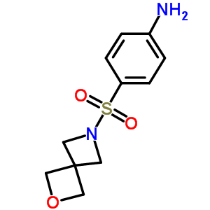 4-(2-噁-6-氮雜螺[3.3]-6-庚基磺?；?-苯胺結(jié)構(gòu)式_872805-46-4結(jié)構(gòu)式