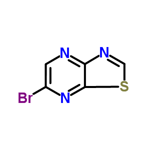 6-Bromothiazolo[5,4-b]pyrazine Structure,87444-40-4Structure