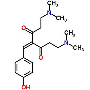 1,7-Bis(dimethylamino)-4-(4-hydroxybenzylidene)-3,5-heptanedioneStructure,87497-28-7Structure 1,7-Bis(dimethylamino)-4-(4-hydroxybenzylidene)-3,5-heptanedione Structure,87497-28-7Structure