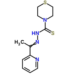 N-(1-pyridin-2-ylethylideneamino)thiomorpholine-4-carbothioamideStructure,88324-30-5Structure N-(1-pyridin-2-ylethylideneamino)thiomorpholine-4-carbothioamide Structure,88324-30-5Structure