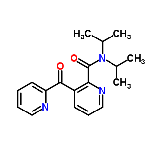 2-Pyridinecarboxamide,n,n-bis(1-methylethyl)-3-(2-pyridinylcarbonyl)-Structure,88329-48-0Structure 2-Pyridinecarboxamide,n,n-bis(1-methylethyl)-3-(2-pyridinylcarbonyl)- Structure,88329-48-0Structure