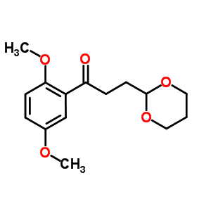 2,5-Dimethoxy-3-(1,3-dioxan-2-yl)propiophenoneStructure,884504-42-1Structure 2,5-Dimethoxy-3-(1,3-dioxan-2-yl)propiophenone Structure,884504-42-1Structure