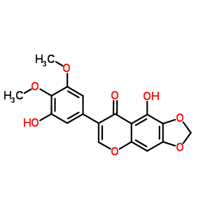 白射干素結構式_88509-91-5結構式
