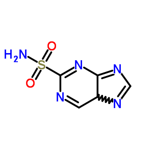 9H-嘌呤-2-磺酰胺結(jié)構(gòu)式_88511-79-9結(jié)構(gòu)式