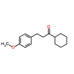 Cyclohexyl 2-(4-methoxyphenyl)ethyl ketoneStructure,885122-89-4Structure Cyclohexyl 2-(4-methoxyphenyl)ethyl ketone Structure,885122-89-4Structure