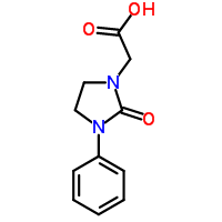 2-(2-氧代-3-苯基咪唑啉-1-基)乙酸結(jié)構(gòu)式_885955-09-9結(jié)構(gòu)式