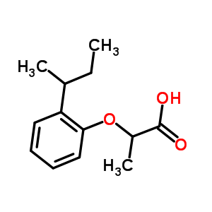 2-[2-(仲丁基)苯氧基]丙酸結構式_887029-70-1結構式