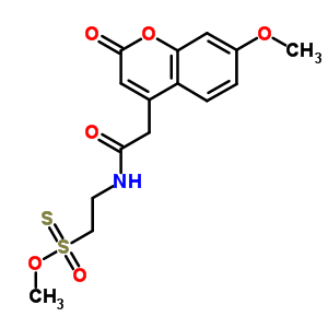 N-[2-甲烷硫代磺?；一鵠-7-甲氧基香豆素-4-乙酰胺結(jié)構(gòu)式_887406-79-3結(jié)構(gòu)式