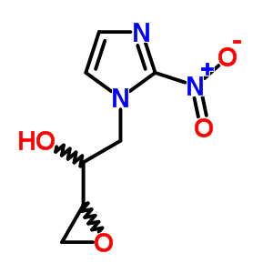 1H-imidazole-1-ethanol,2-nitro-a-2-oxiranyl-Structure,88876-98-6Structure 1H-imidazole-1-ethanol,2-nitro-a-2-oxiranyl- Structure,88876-98-6Structure