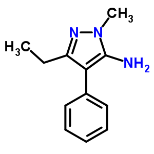 3-Ethyl-1-methyl-4-phenyl-1h-pyrazol-5-amineStructure,890014-40-1Structure 3-Ethyl-1-methyl-4-phenyl-1h-pyrazol-5-amine Structure,890014-40-1Structure