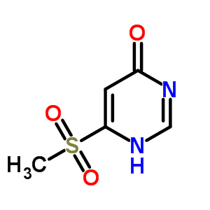 6-Methylsulfonyl-1h-pyrimidin-4-oneStructure,89322-92-9Structure 6-Methylsulfonyl-1h-pyrimidin-4-one Structure,89322-92-9Structure