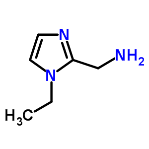 (1-乙基-1H-咪唑-2-基)甲胺結(jié)構(gòu)式_893729-81-2結(jié)構(gòu)式