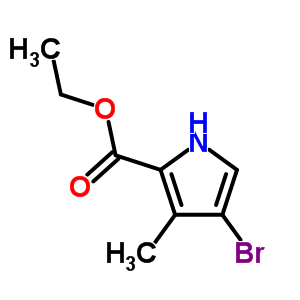 1H-pyrrole-2-carboxylicacid, 4-bromo-3-methyl-, ethyl esterStructure,89909-42-2Structure 1H-pyrrole-2-carboxylicacid, 4-bromo-3-methyl-, ethyl ester Structure,89909-42-2Structure