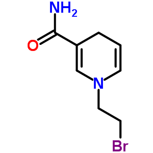 3-Pyridinecarboxamide,1-(2-bromoethyl)-1,4-dihydro-Structure,90002-51-0Structure 3-Pyridinecarboxamide,1-(2-bromoethyl)-1,4-dihydro- Structure,90002-51-0Structure