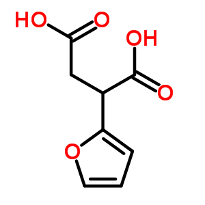 2-(2-呋喃基)琥珀酸結(jié)構(gòu)式_90111-44-7結(jié)構(gòu)式