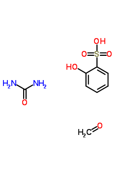 羥基苯磺酸與甲醛和脲的聚合物結(jié)構(gòu)式_9041-04-7結(jié)構(gòu)式