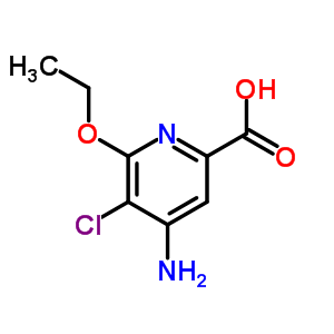 4-Amino-5-chloro-6-ethoxypicolinic acidStructure,904311-15-5Structure 4-Amino-5-chloro-6-ethoxypicolinic acid Structure,904311-15-5Structure