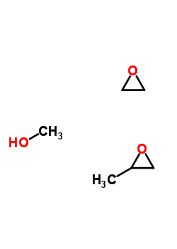 環(huán)氧丙烷、環(huán)氧乙烷的聚合物單甲醚結(jié)構(gòu)式_9063-06-3結(jié)構(gòu)式