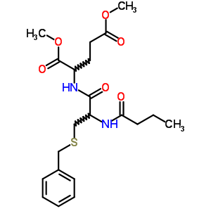 2-[[3-芐基磺酰基-2-(丁?；被?丙酰基]氨基]戊二酸二甲酯結構式_90709-68-5結構式