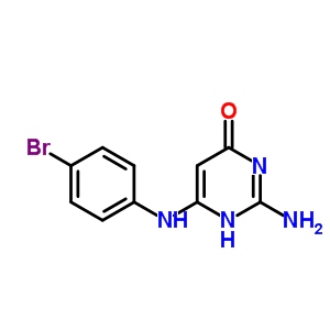 4-Pyrimidinol,2-amino-6-(p-bromoanilino)-(7ci)Structure,90772-37-5Structure 4-Pyrimidinol,2-amino-6-(p-bromoanilino)-(7ci) Structure,90772-37-5Structure