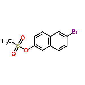 2-Naphthalenol,6-bromo-, 2-methanesulfonateStructure,91063-04-6Structure 2-Naphthalenol,6-bromo-, 2-methanesulfonate Structure,91063-04-6Structure