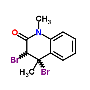 3,4-Dibromo-1,4-dimethyl-3h-quinolin-2-oneStructure,91066-08-9Structure 3,4-Dibromo-1,4-dimethyl-3h-quinolin-2-one Structure,91066-08-9Structure