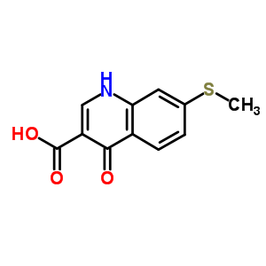 3-Quinolinecarboxylicacid,4-hydroxy-7-(methylthio)-(7ci)Structure,91092-79-4Structure 3-Quinolinecarboxylicacid,4-hydroxy-7-(methylthio)-(7ci) Structure,91092-79-4Structure