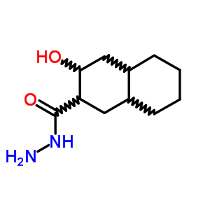2-Naphthalenecarboxylicacid, decahydro-3-hydroxy-, hydrazideStructure,91211-68-6Structure 2-Naphthalenecarboxylicacid, decahydro-3-hydroxy-, hydrazide Structure,91211-68-6Structure