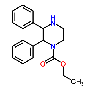 2,3-Diphenyl-piperazine-1-carboxylic acid ethyl esterStructure,912763-37-2Structure 2,3-Diphenyl-piperazine-1-carboxylic acid ethyl ester Structure,912763-37-2Structure